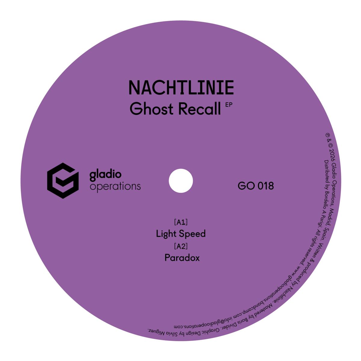 Restless Ghosts NACHTLINIE β GHOST RECALL EP | Dancing Vinyl